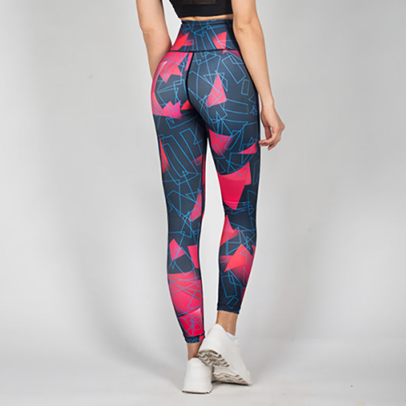 Print Elastic Skinny Leggings - deem-gaze.com