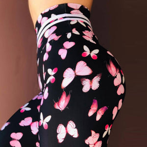 3D Butterfly Printing Leggings - deem-gaze.com