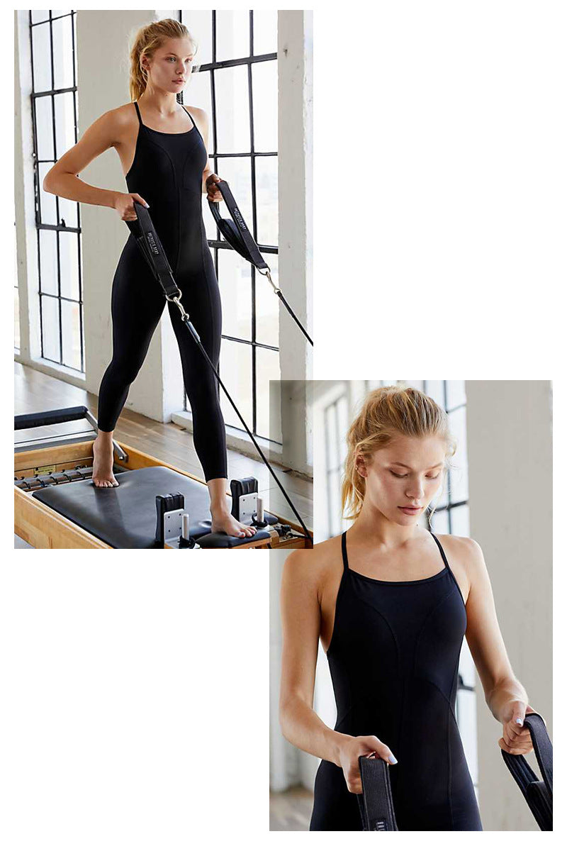 Backless Workout Athletic Suit - deem-gaze.com