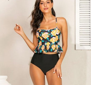 Ruffle Bikini Swimwear - deem-gaze.com