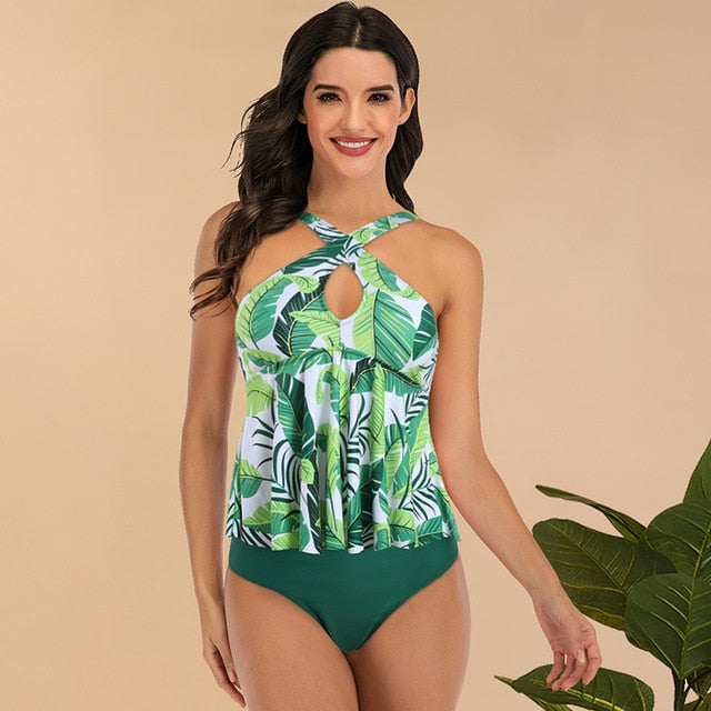 Ruffle Bikini Swimwear - deem-gaze.com