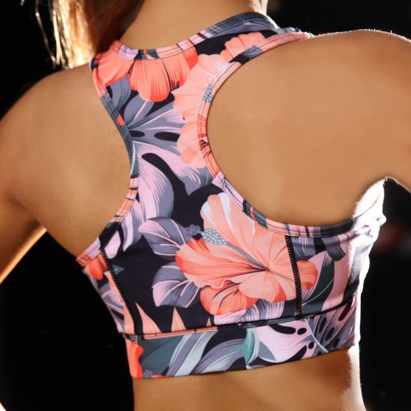 Floral Printed Gym Set - deem-gaze.com