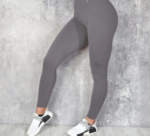 High Waist Elastic Slim Leggings - deem-gaze.com