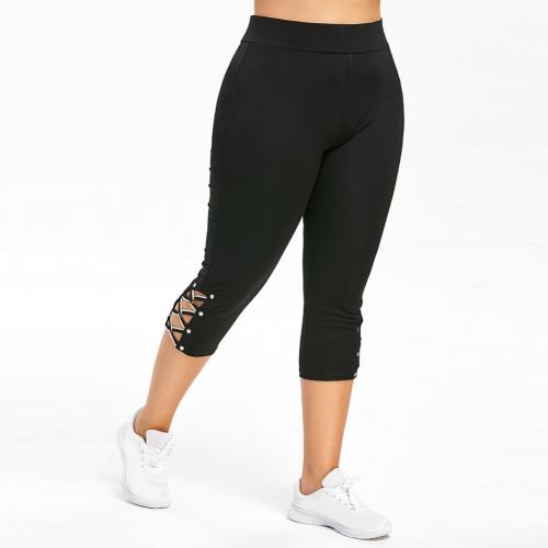 Plus Size Cropped Leggings - deem-gaze.com