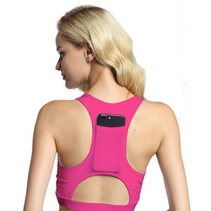 Wireless Gym Bra With Phone Pocket - deem-gaze.com