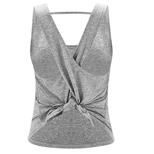 Sleeveless Backless Cross Top - deem-gaze.com