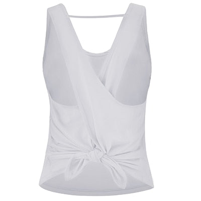 Sleeveless Backless Cross Top - deem-gaze.com