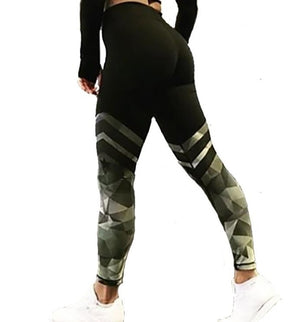 Printing Strength Slim Leggings - deem-gaze.com