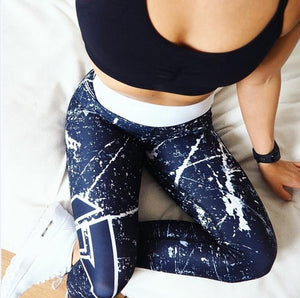 Printing Strength Slim Leggings - deem-gaze.com