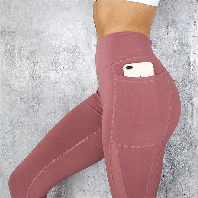 High Waist Pocket Leggings - deem-gaze.com