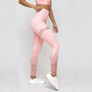 Gold Print Leggings - deem-gaze.com