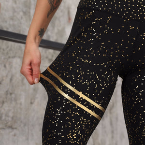 Gold Print Leggings - deem-gaze.com