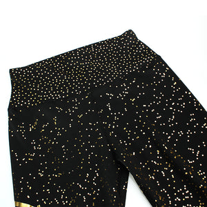 Gold Print Leggings - deem-gaze.com